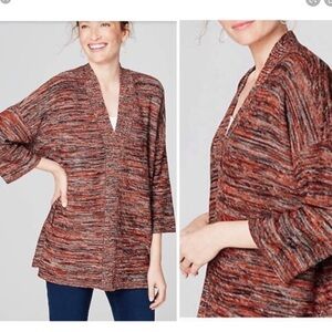 PURE JILL Space Dyed V Neck Pullover Style #173101